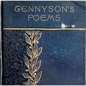 Tennyson's Poems Illustrated c1860-70 HC Victorian Household Edition WHBS